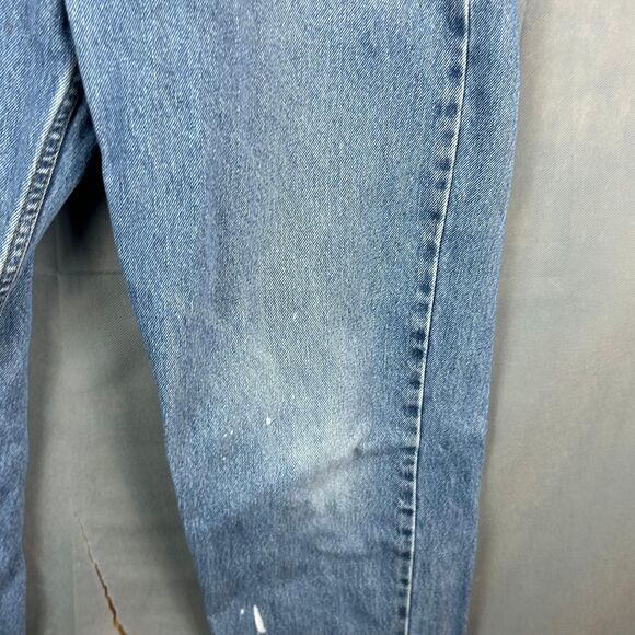 Levi's 550 Relaxed Fit Jeans Pant Men's Size W30 x L30 Blue Button Zip Cotton - Picture 5 of 11